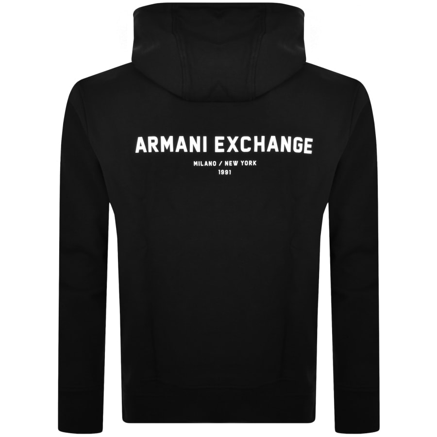 【あすつく】 Armani Exchange Menswear Mainline | Black Hoodie Zip Full トップス